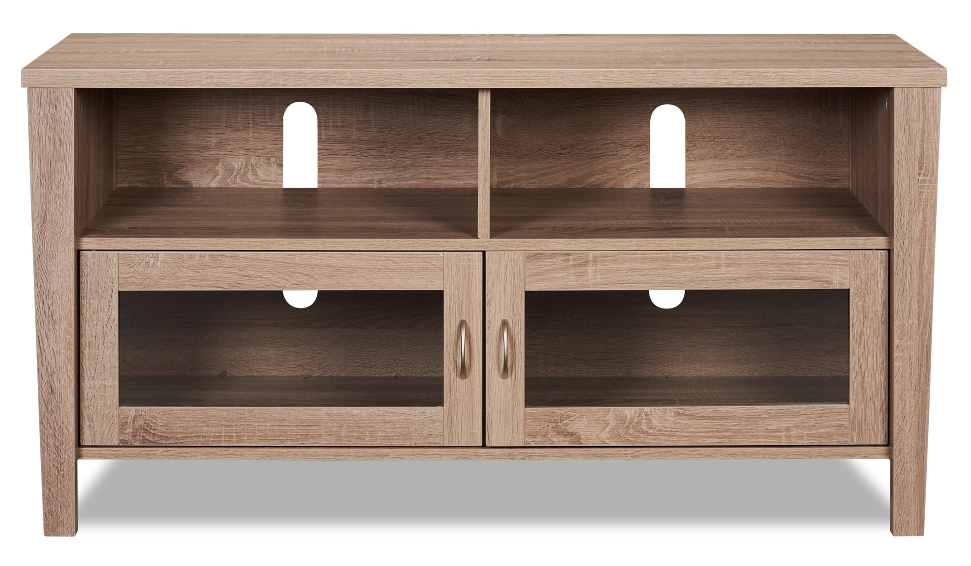 Bailey 47" TV Stand with Storage and Cable Management for TVs up to 55"- Grey|Meuble pour téléviseur Bailey de 47 po avec rangement et système de gestion des câbles pour téléviseurs jusqu’à 55 po - gris
