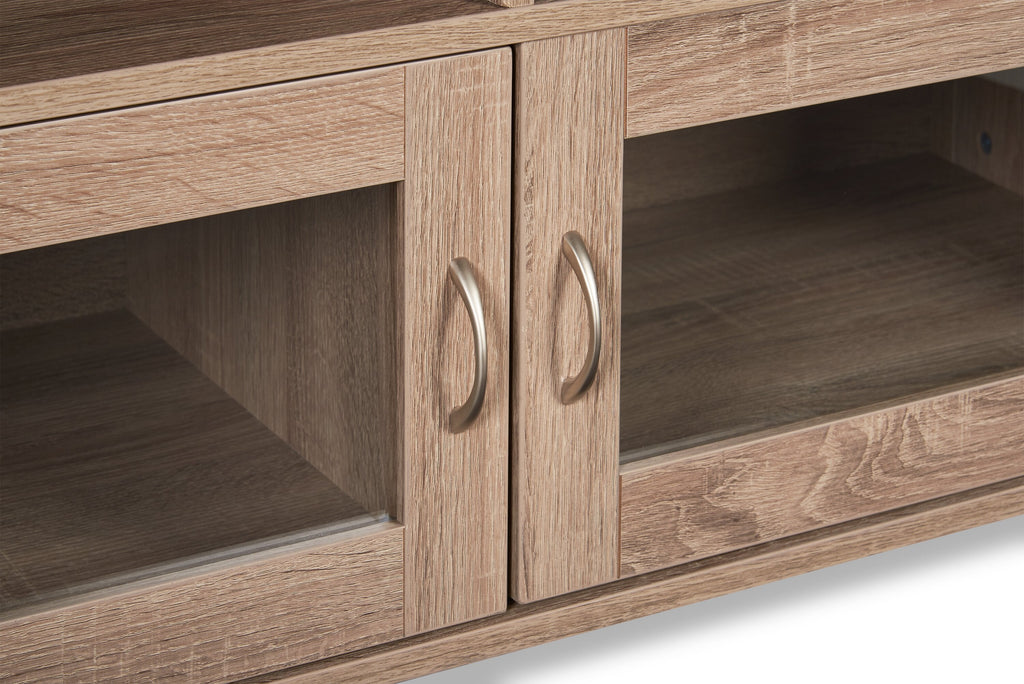 Bailey 47" TV Stand with Storage and Cable Management for TVs up to 55"- Grey|Meuble pour téléviseur Bailey de 47 po avec rangement et système de gestion des câbles pour téléviseurs jusqu’à 55 po - gris