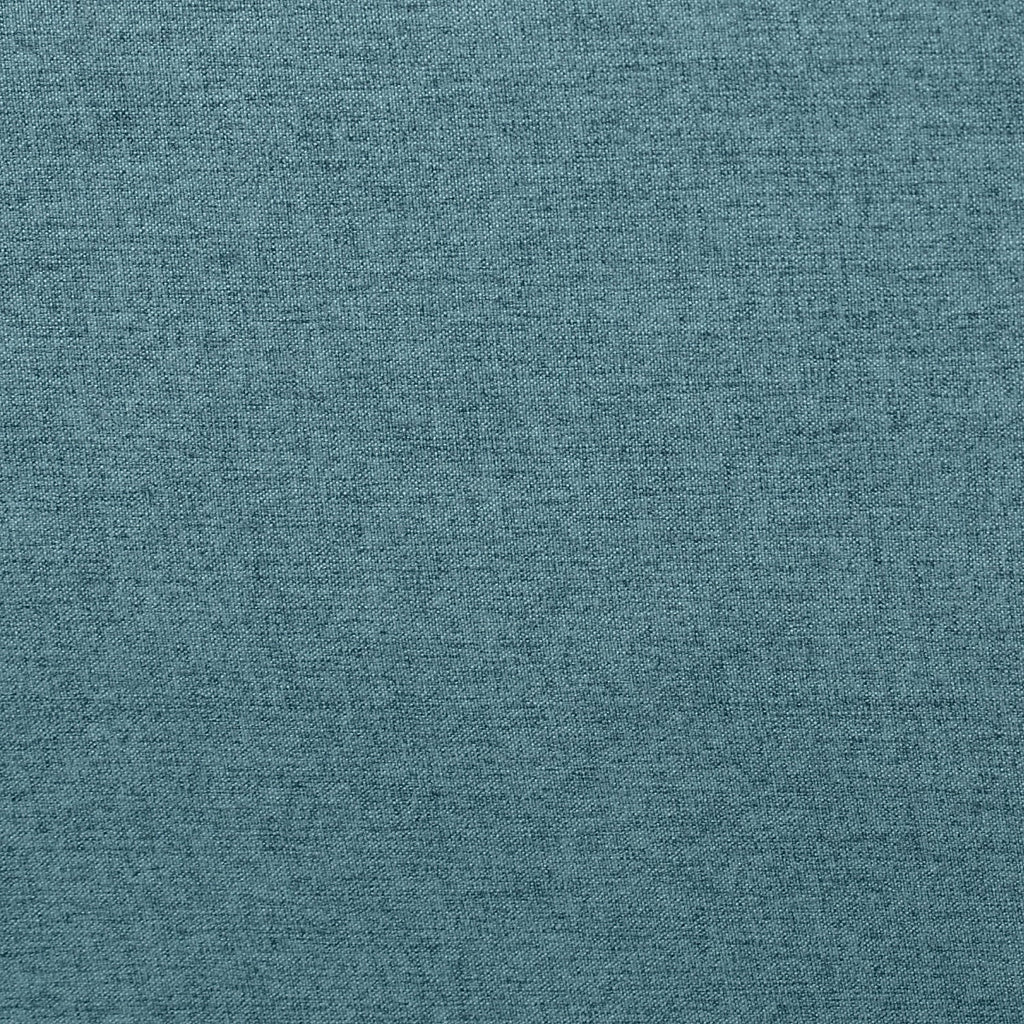 Calla 73.62" Linen-Look Fabric Condo Size Sofa with Button Tufting and Wood Legs - Blue | Sofa Calla de 73,62 po de format condo en tissu d’apparence lin avec capitonnage et pattes en bois - bleu