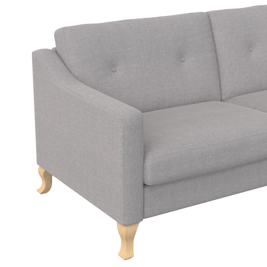 Mr. Kate Tess Linen Sofa - Light Grey|Sofa Tess de Mr. Kate en lin - gris clair