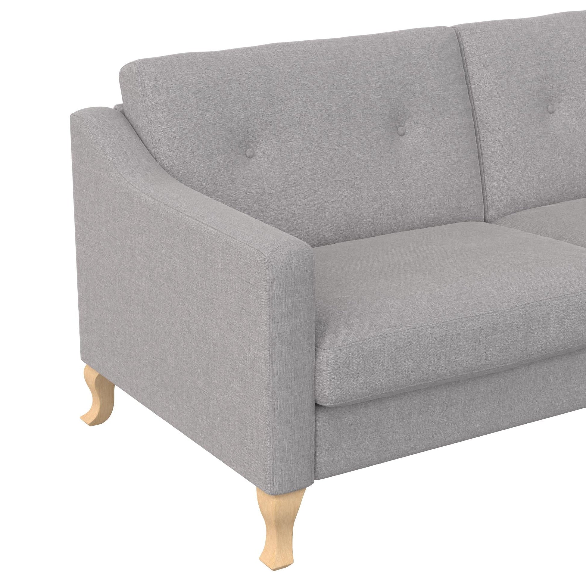 Mr. Kate Tess Linen Sofa - Light Grey|Sofa Tess de Mr. Kate en lin - gris clair