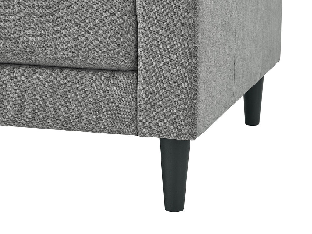Metro 78" Fabric Sofa with Tufted Seat Cushions and Reversible Back Cushions - Grey | Sofa Metro de 78 po en tissu avec coussins de siège capitonnés et coussins de dossier réversibles - gris