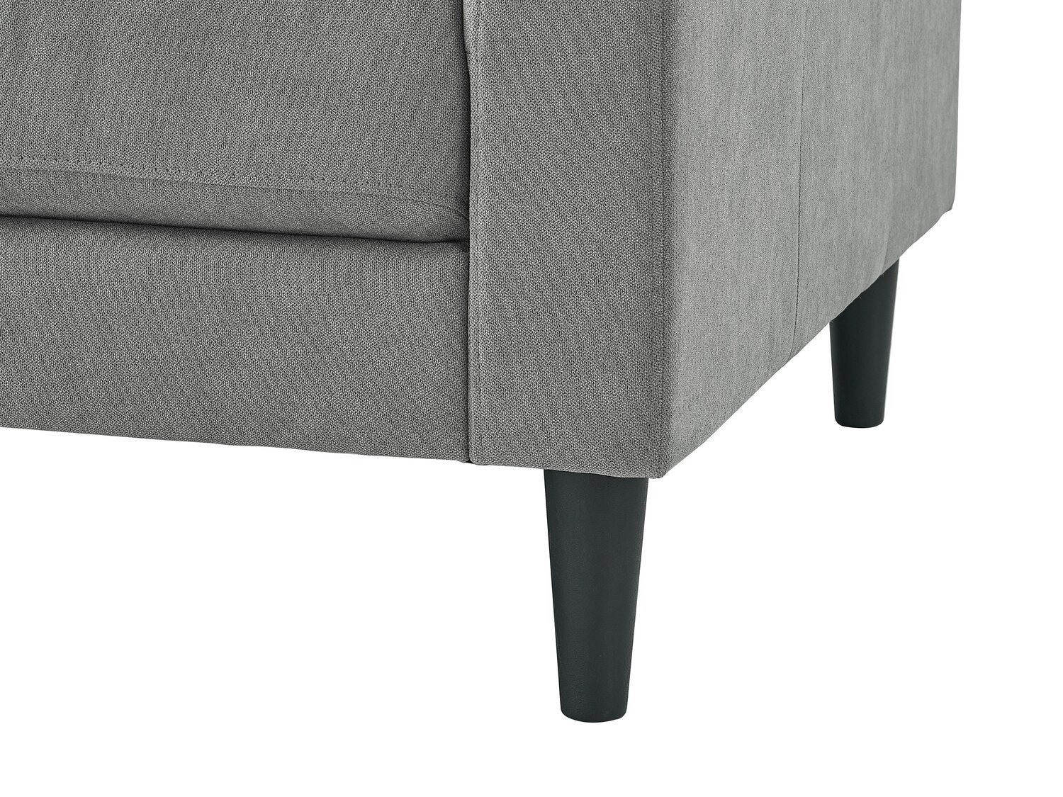 Metro 78" Fabric Sofa with Tufted Seat Cushions and Reversible Back Cushions - Grey | Sofa Metro de 78 po en tissu avec coussins de siège capitonnés et coussins de dossier réversibles - gris