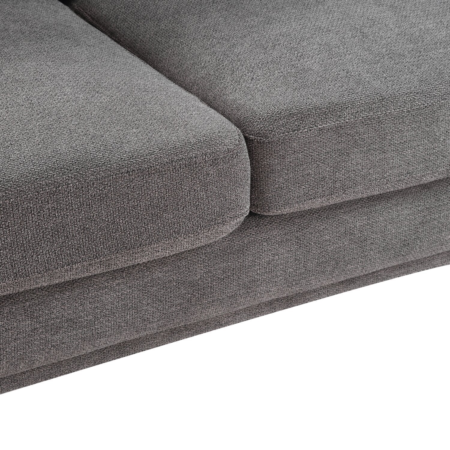 Cosmo 80" Fabric Sofa with Tufted Back Cushions - Charcoal | Sofa Cosmo de 80 po en tissu avec coussins de dossier capitonnés - anthracite