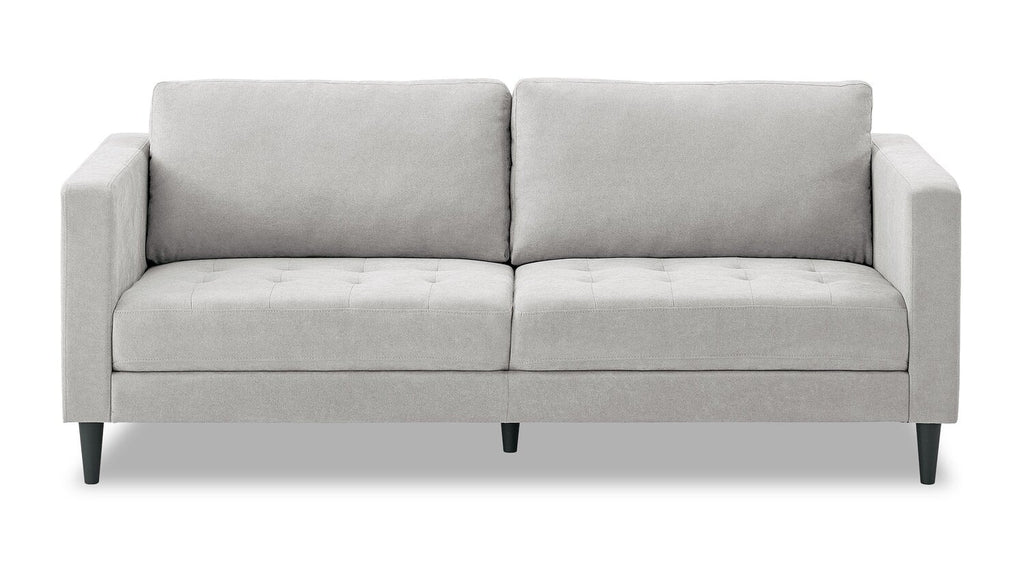 Metro 78" Fabric Sofa with Tufted Seat Cushions and Reversible Back Cushions - Neutral | Sofa Metro de 78 po en tissu avec coussins de siège capitonnés et coussins de dossier réversibles - neutre