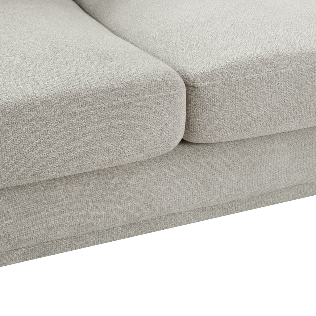 Cosmo 80" Fabric Sofa with Tufted Back Cushions - Grey | Sofa Cosmo de 80 po en tissu avec coussins de dossier capitonnés - gris