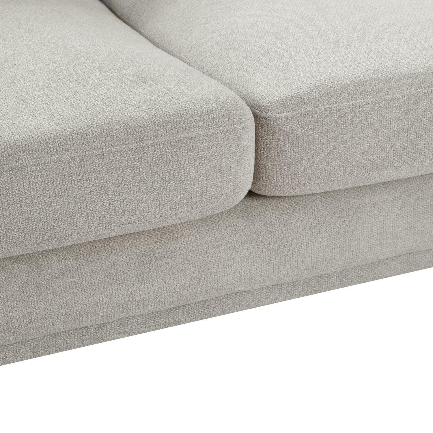 Cosmo 80" Fabric Sofa with Tufted Back Cushions - Grey | Sofa Cosmo de 80 po en tissu avec coussins de dossier capitonnés - gris