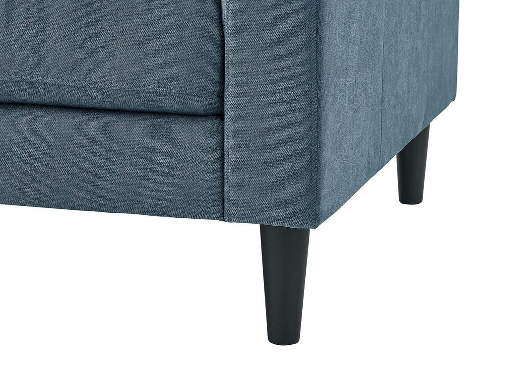Metro 78" Fabric Sofa with Tufted Seat Cushions and Reversible Back Cushions - Denim Blue | Sofa Metro de 78 po en tissu avec coussins de siège capitonnés et coussins de dossier réversibles - bleu denim