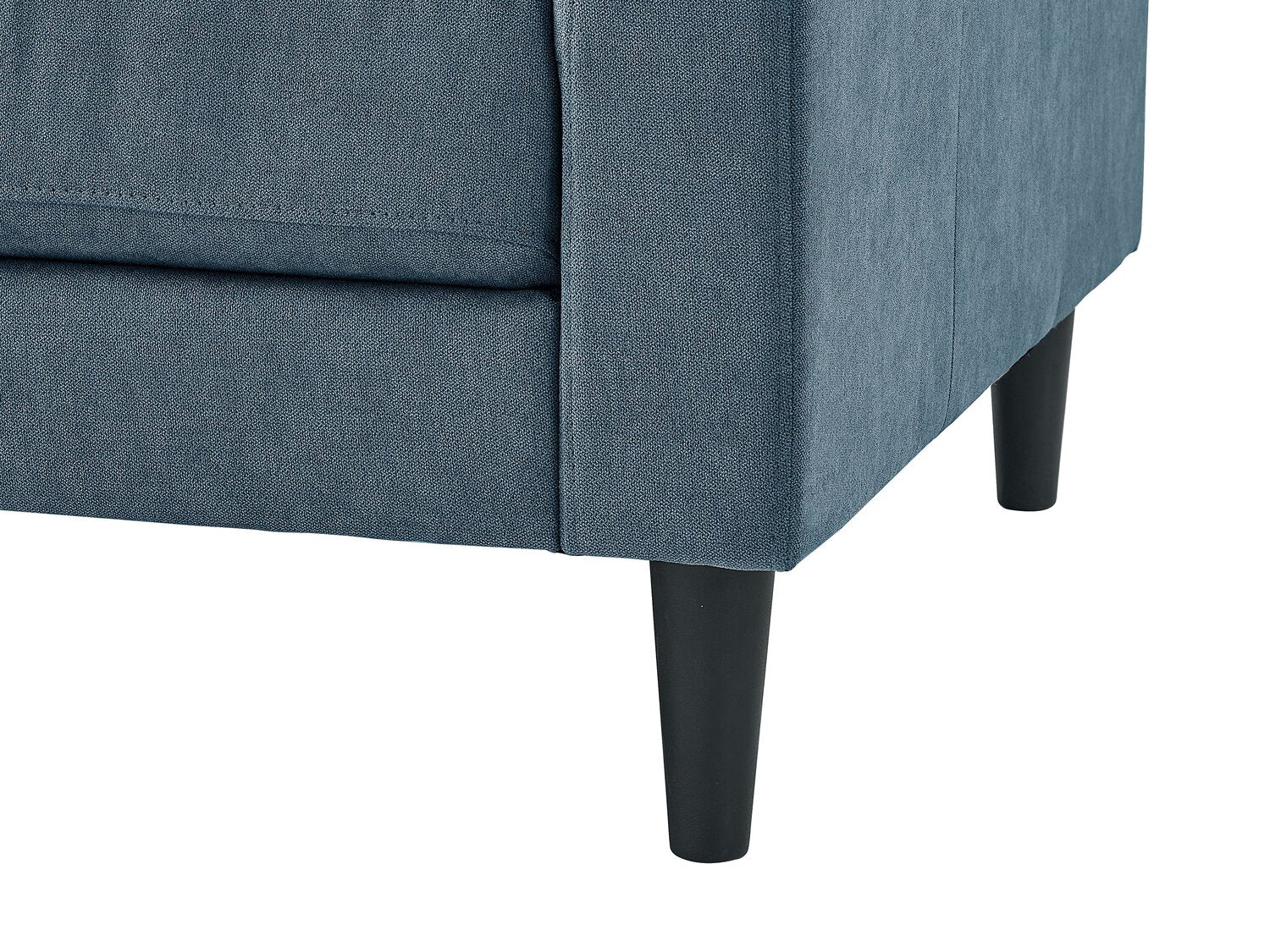 Metro 78" Fabric Sofa with Tufted Seat Cushions and Reversible Back Cushions - Denim Blue | Sofa Metro de 78 po en tissu avec coussins de siège capitonnés et coussins de dossier réversibles - bleu denim