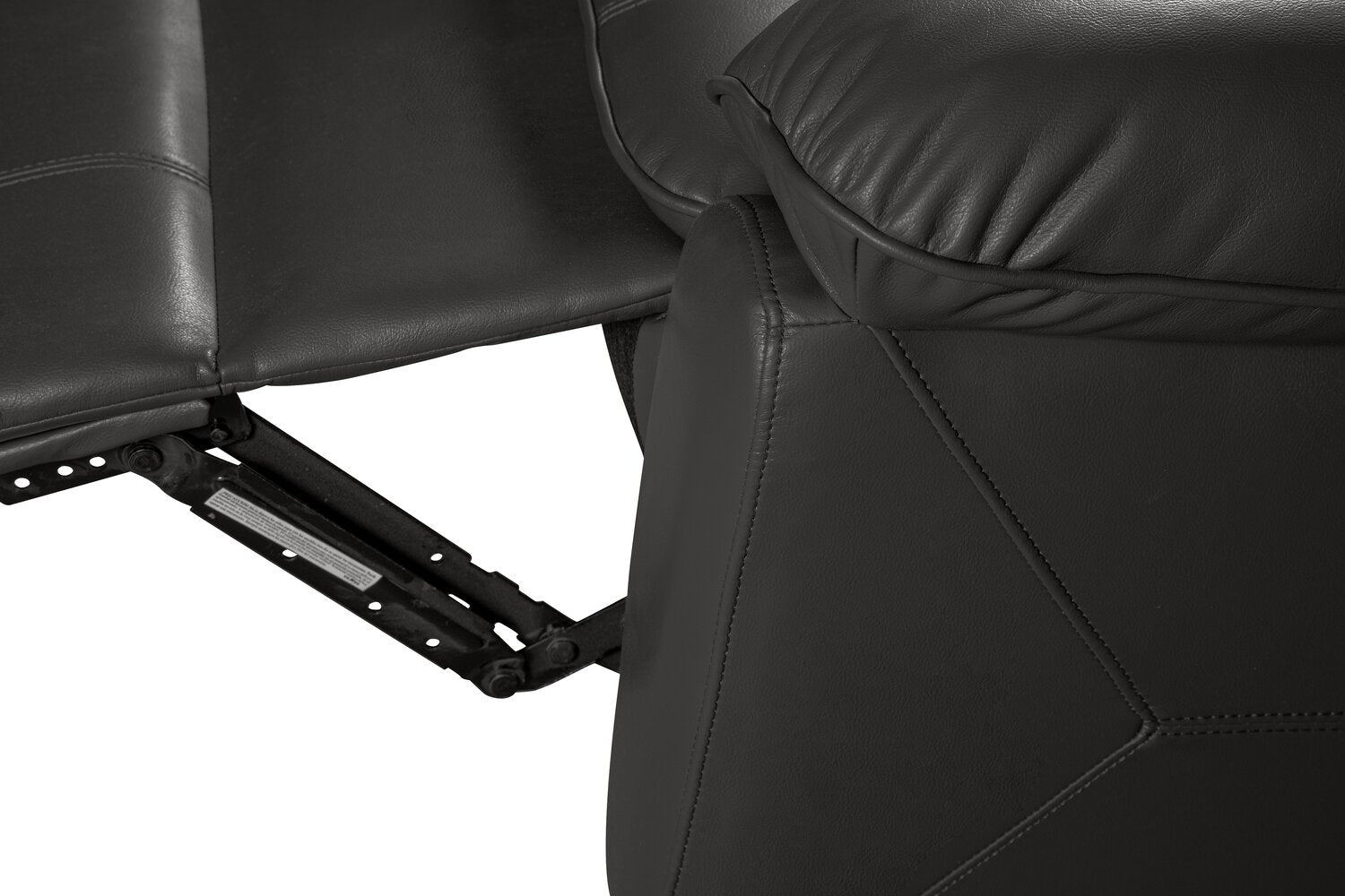 Chandler 37" Leather-Look Fabric Reclining Chair - Grey | Fauteuil inclinable Chandler de 37 po en tissu d’apparence cuir - gris