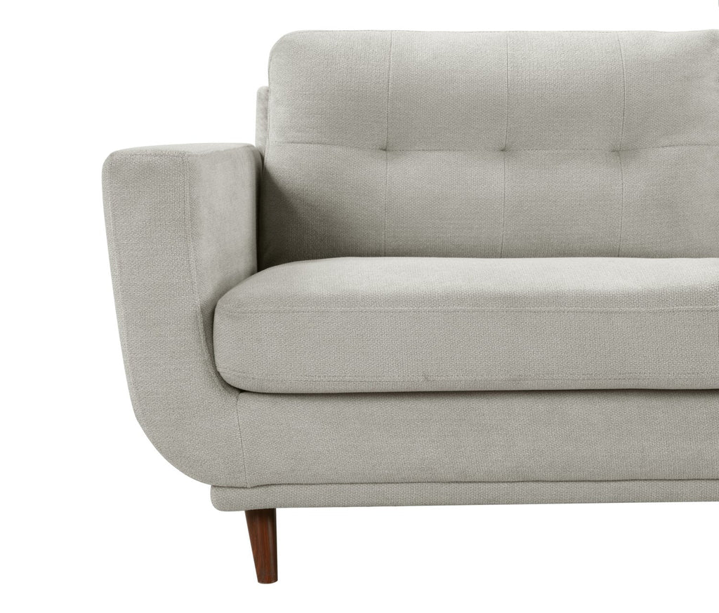 Cosmo 80" Fabric Sofa with Tufted Back Cushions - Grey | Sofa Cosmo de 80 po en tissu avec coussins de dossier capitonnés - gris