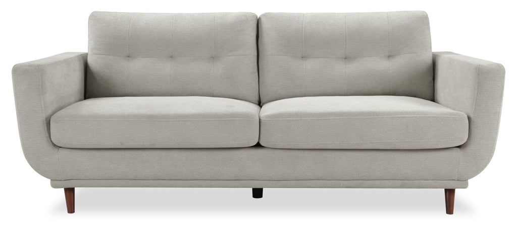 Cosmo 80" Fabric Sofa with Tufted Back Cushions - Grey | Sofa Cosmo de 80 po en tissu avec coussins de dossier capitonnés - gris