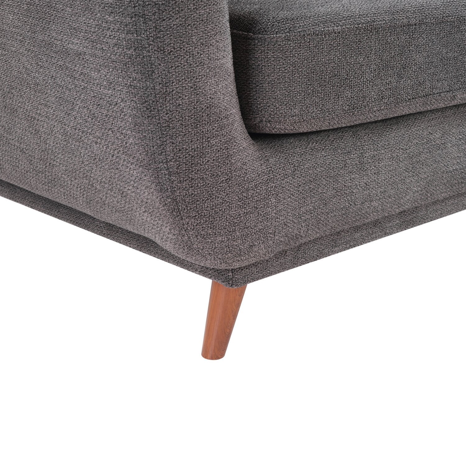 Cosmo 80" Fabric Sofa with Tufted Back Cushions - Charcoal | Sofa Cosmo de 80 po en tissu avec coussins de dossier capitonnés - anthracite